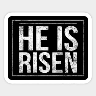 He Is Risen Cool Inspirational Easter Christian Sticker